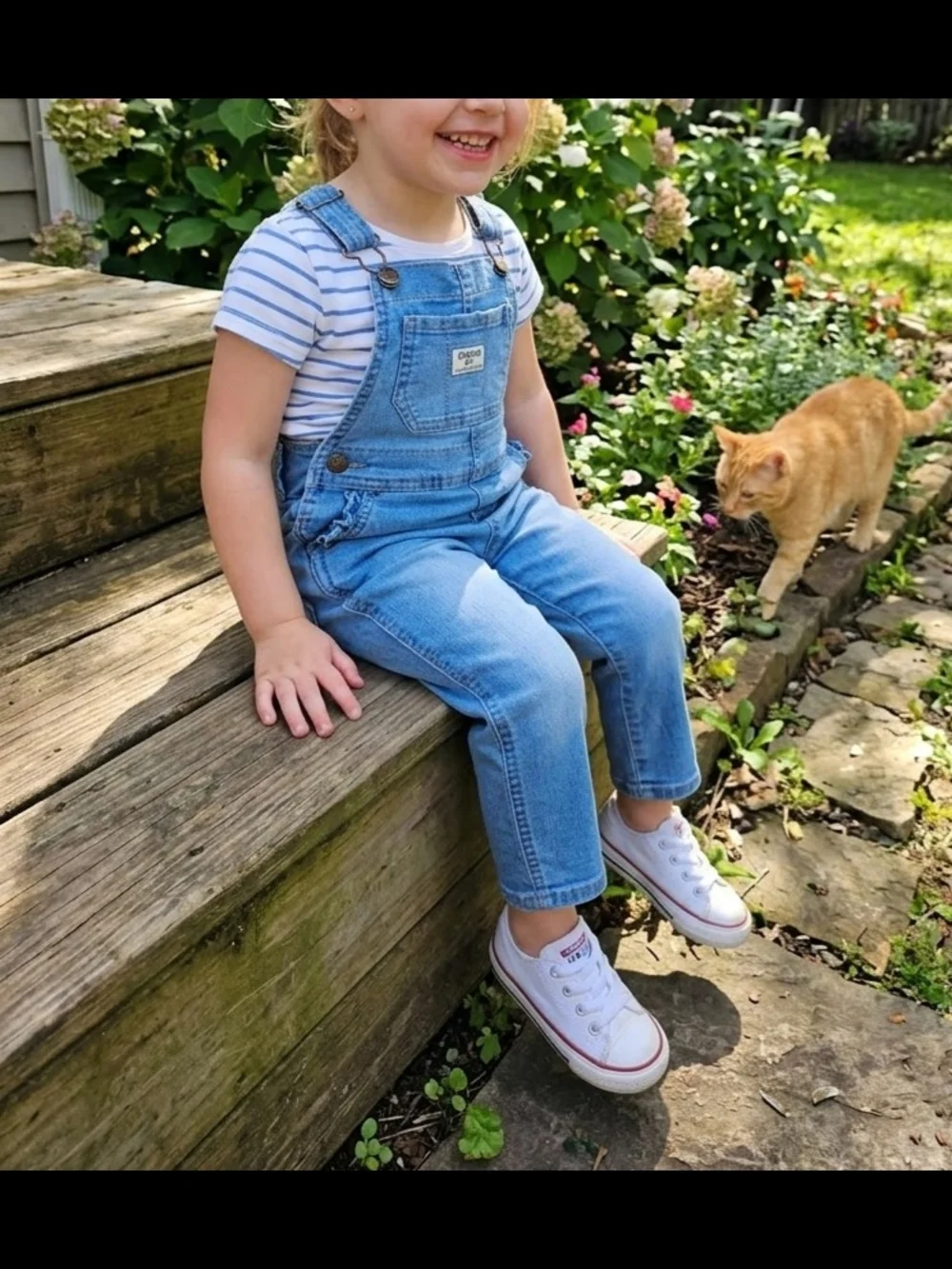 OshKosh B'gosh Light Blue Denim Kids Overalls